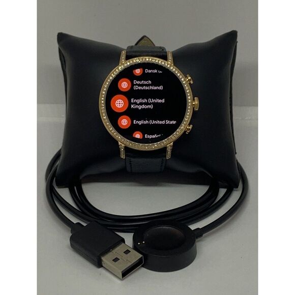 Fossil Gen 4 Authentic Digital Dial Smart Watch Custom Band FTW6011 QT301 - Picture 1 of 12
